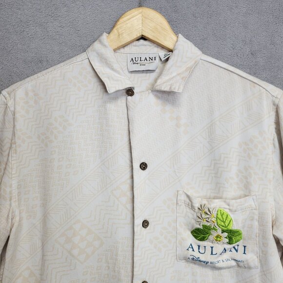 Disney Aulani Shirt Adult Small Hawaii Resort Spa Button Down Camp Collared - Picture 5 of 10